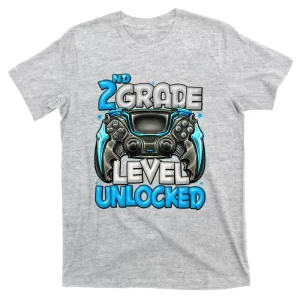 2nd Grade Level Unlocked Game Funny Back To School T-Shirt