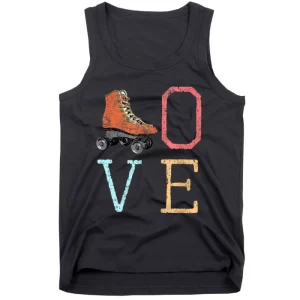 70s Skate Love Vintage Retro Roller Skating Gift TShirt Tank Top