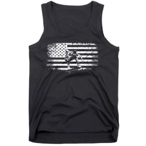 American Flag Skateboard Apparel Skateboarder Skateboard Tank Top