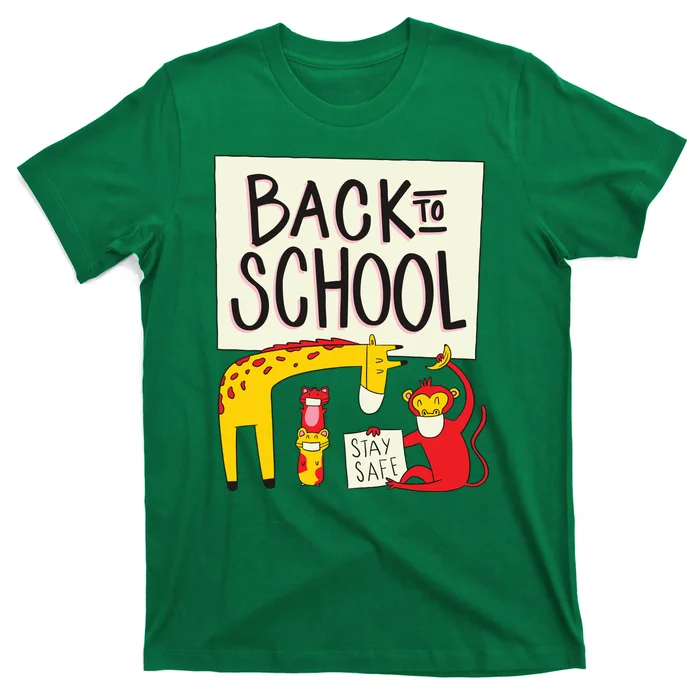 Back To School Stay Safe Animal T-Shirt