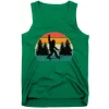 Bigfoot Skateboarding Skater Retro Sunset Funny Sasquatch Tank Top