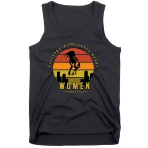 California Skate Board Women Freestyle Tank Top