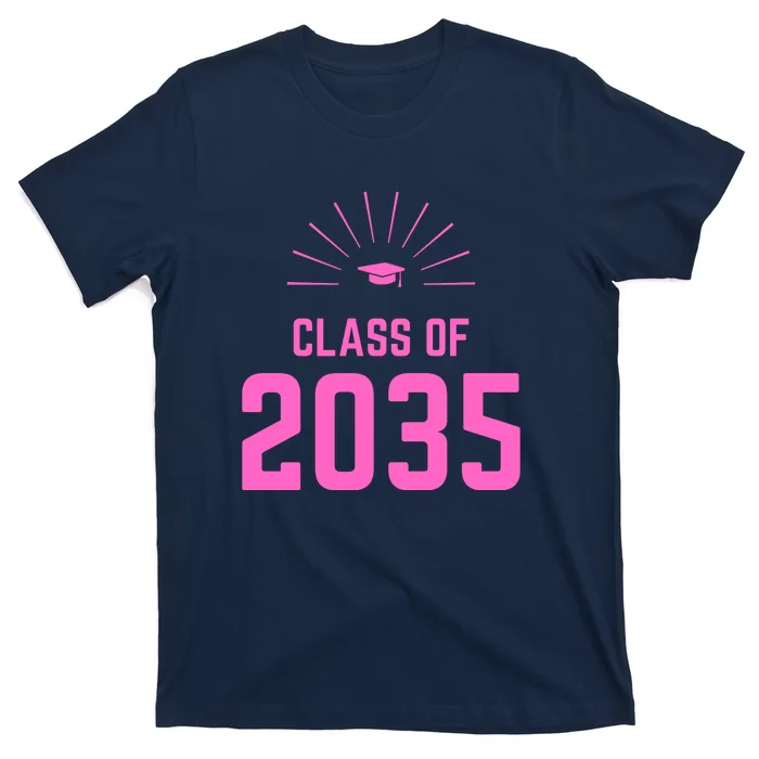 Class Of 2035 Kindergarten First Day Back To School T-Shirt