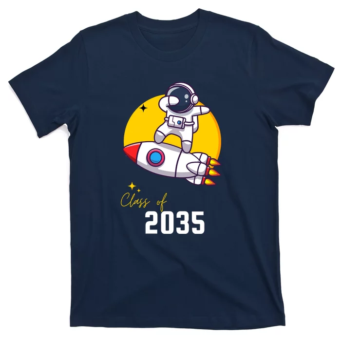 Class Of 2035 Kindergarten First Day Back To School T-Shirt