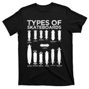 Cool Skateboard Art For Men Women Kids Gift Skateboarding Lovers Funny Gift T-Shirt