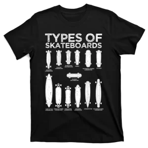 Cool Skateboard Art Gift For Men Women Kids Skateboarding Lovers Gift T-Shirt