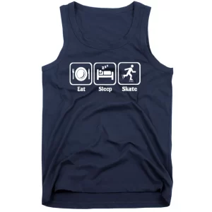 Eat Sleep Ice Skate Tank Top