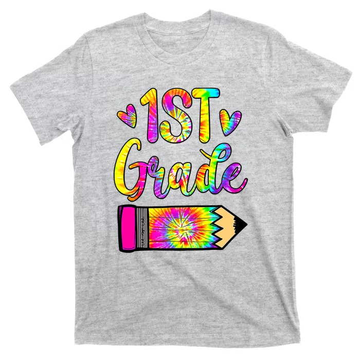 Funny 1St Grade Teacher Back To School Tie Dye T-Shirt