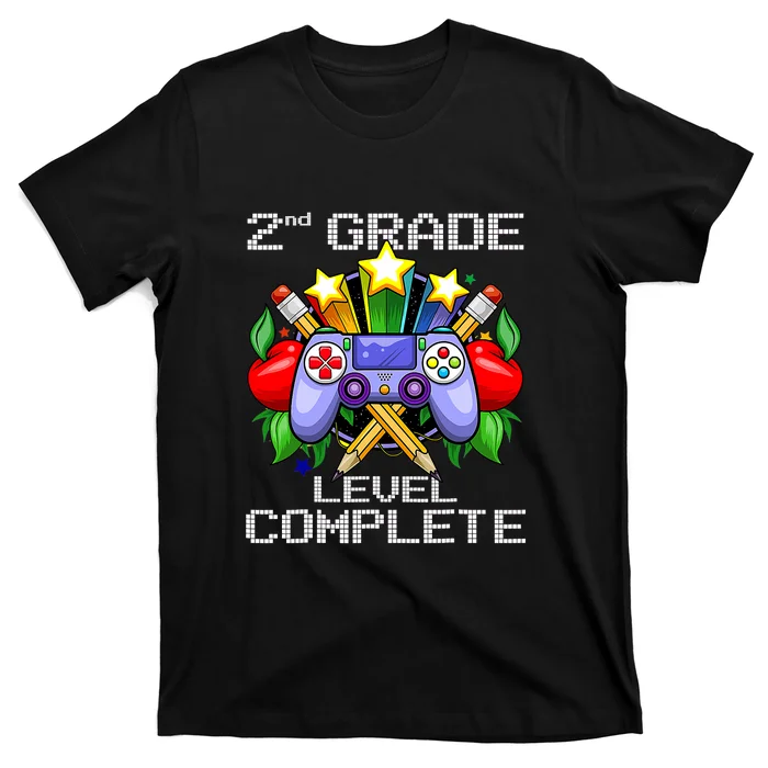 Funny 2nd Grade Level Complete Back To School Boys Girls T-Shirt