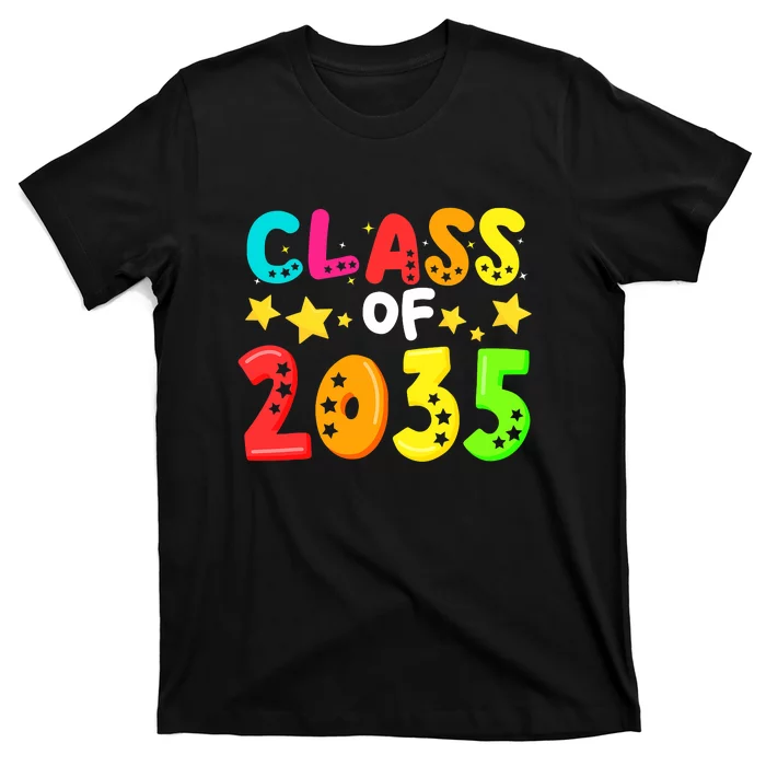 Funny-Class-Of-2035-Kindergarten-Back-To-School-T-Shirt Funny Class Of 2035 Kindergarten Back To School T-Shirt