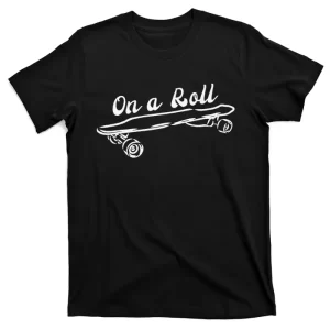 Funny Longboard Skateboarding Gift Vintage Skateboard Skater T-Shirt