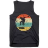 Funny Skateboarding Vintage Retro Skateboarder Tank Top