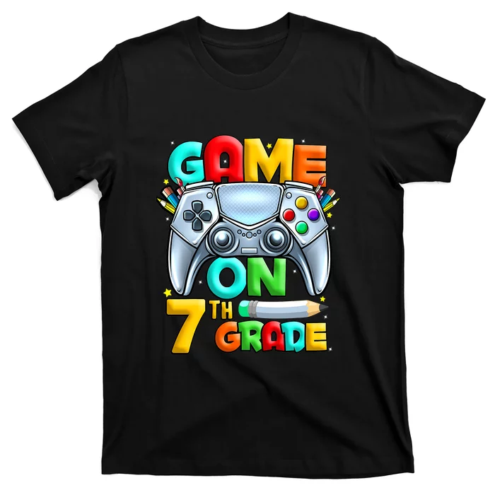 Game On 7th Grade Back To School Funny 7th Grade T-Shirt
