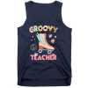 Groovy Teacher Squad Proud Officer 70's Retro Roller Skate Tank Top