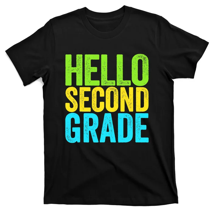 Hello Second Grade Funny Back To School T-Shirt