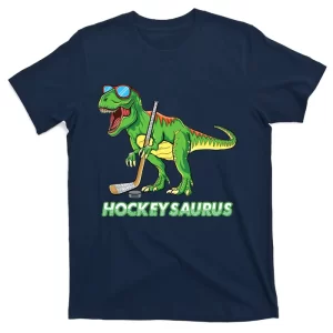 Hockeysaurus Dinosaur Ice Hockey Trex Ice Hockey Premium T-Shirt