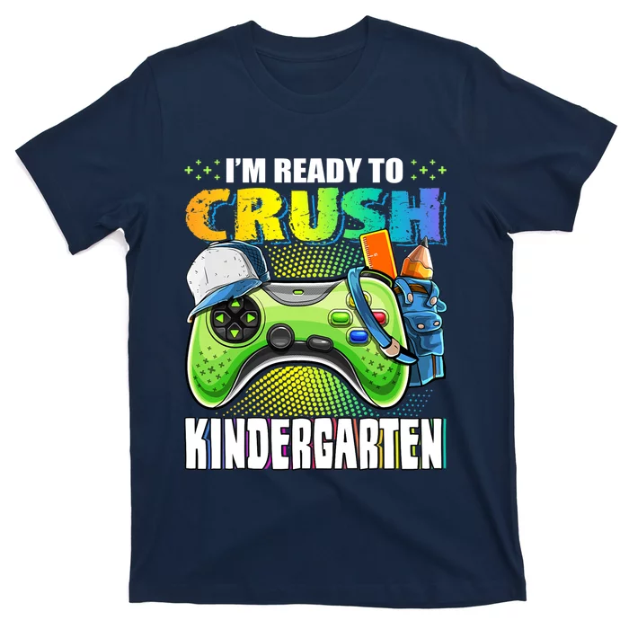 I'm Ready Crush Kindergarten Back To School Video Game Boys T-Shirt