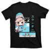 Kawaii Chibi Skater Skateboard Japanese Aesthetic Skating T-Shirt