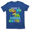 Kids I'm Ready To Crush Kindergarten Dinosaur Back To School Kids T-Shirt