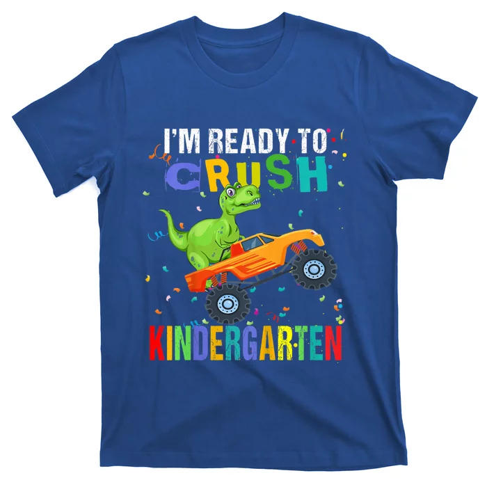 Kids-Im-Ready-To-Crush-Kindergarten-Dinosaur-Back-To-School-T-Shirt Kids I'm Ready To Crush Kindergarten Dinosaur Back To School T-Shirt