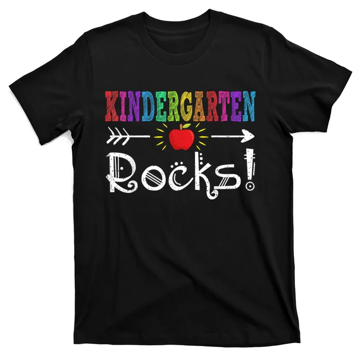 Kindergarten Rocks Team Kindergarten Back To School Teacher T-Shirt