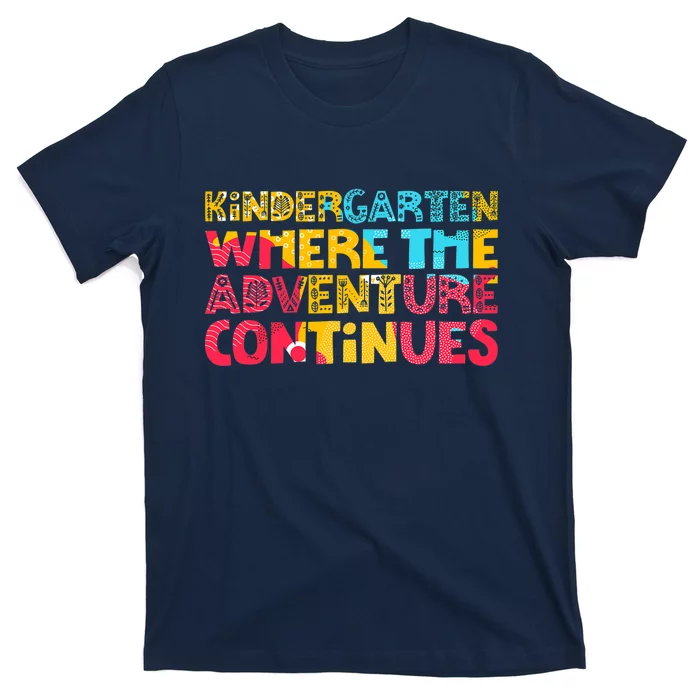 Kindergarten Shirt Gift 1st Day Back To School Boys Girls T-Shirt