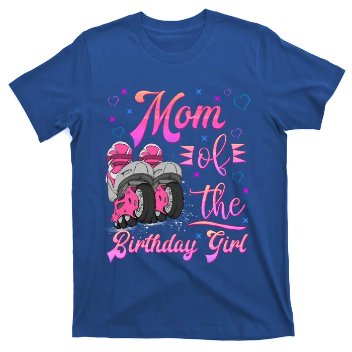 Mom Birthday Rolling Skate Birthday Matching Family Party Gift T-Shirt