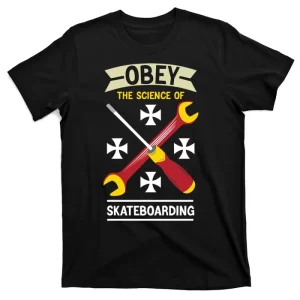 Obey The Science Of Skateboarding T-Shirt