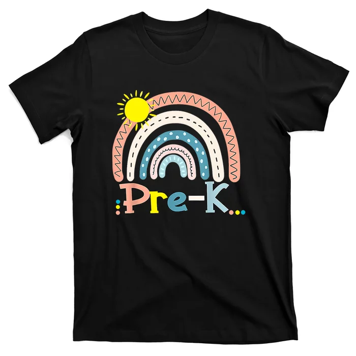 PreK Rainbow Teacher Funny Back To School T-Shirt