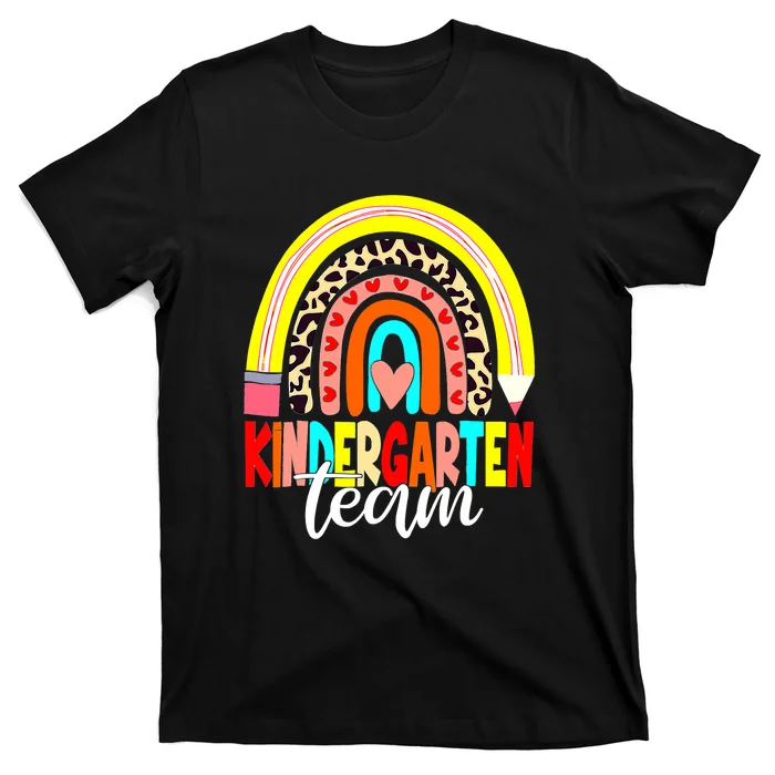Rainbow Kindergarten Team Kinder Back To School T-Shirt