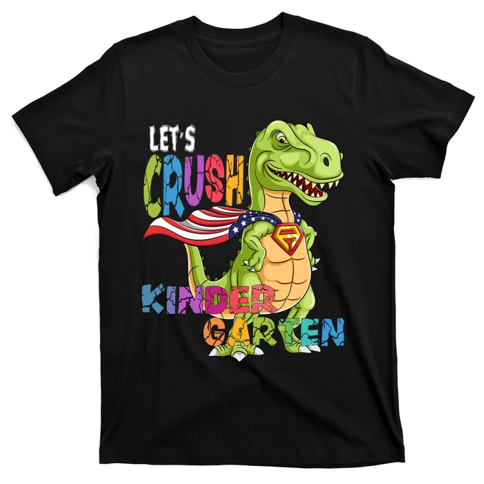 Ready-To-Crush-Kindergarten-2035-Dinosaur-Back-To-School-Boy-T-Shirt Ready To Crush Kindergarten 2035 Dinosaur Back To School Boy T-Shirt