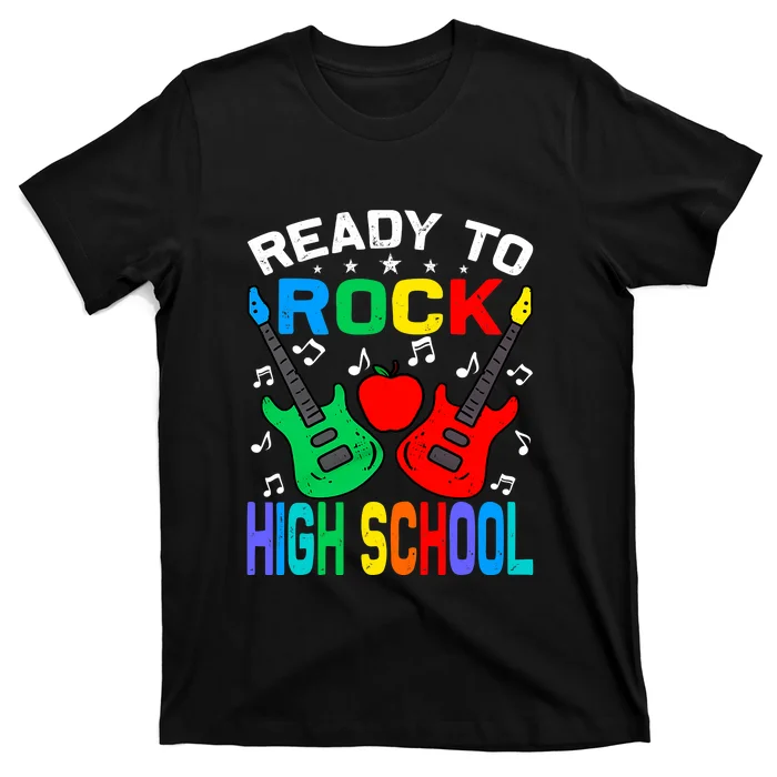 Ready To Rock High School Back To School Funny Guitar T-Shirt