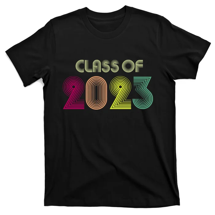 Retro Class Of 2023 Seniors Back To School Graduation T-Shirt