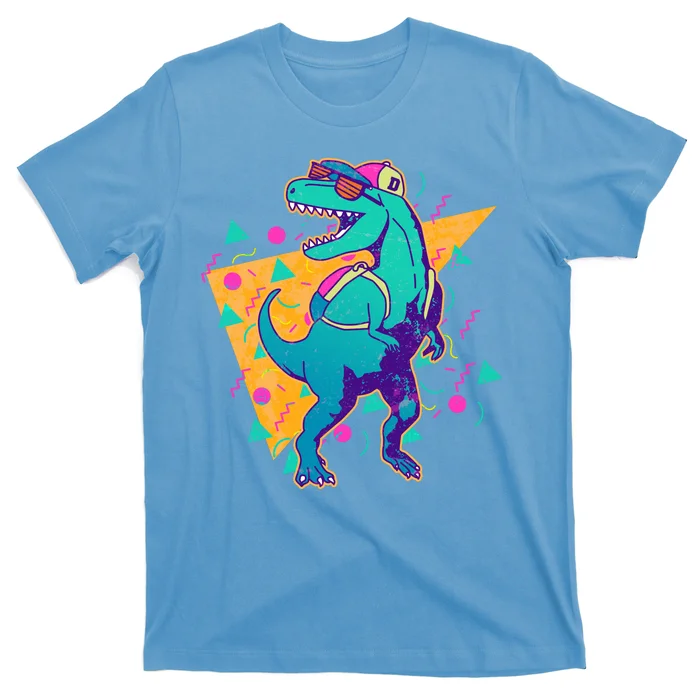 Retro Eighties Nineties Back to School TRex Dinosaur T-Shirt