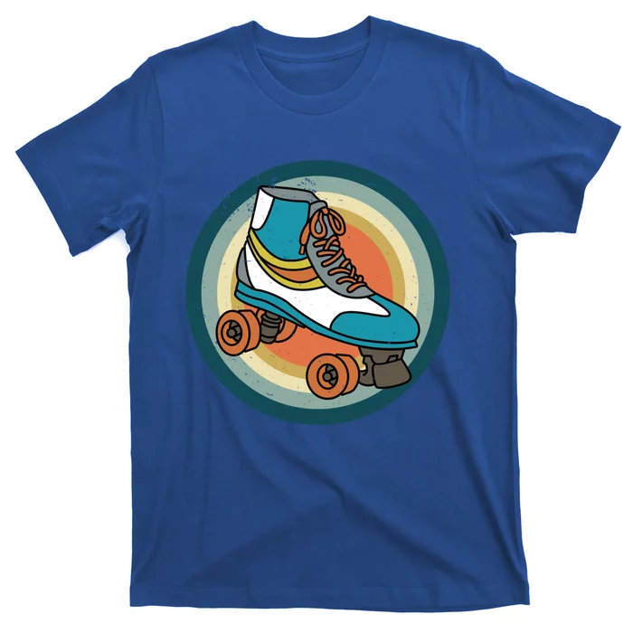 Retro Graphic Roller Skates Roller Skating Inline Skating Gift T-Shirt