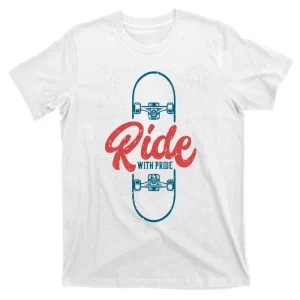 Ride With Pride Skate T-Shirt