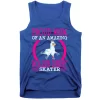 Roller Derby Mom Skate Mother Women Her Funny Gift Girls Meaningful Gift Tank Top