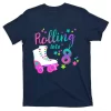 Roller Skate Birthday Shirt 5th 80's Outfit Decades Party T-Shirt