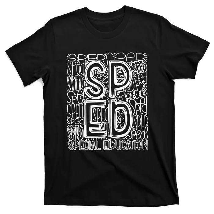 SPED Typography Funny Back To School T-Shirt