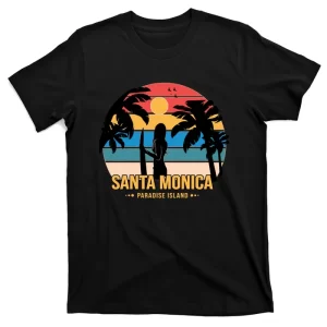 Santa Monica Paradise Island T-Shirt