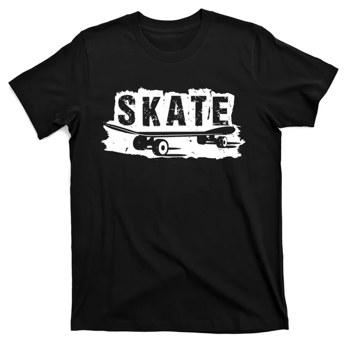 Skate Cool Skateboard Vintage Ramp Skateboarder Cute Gift Cool Gift T-Shirt