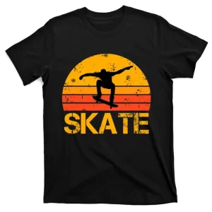 Skateboarder Retro Vintage Skateboarding TShirt T-Shirt