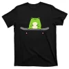 Skater Frog Tadpole Amphibian Skateboarding Skateboard T-Shirt