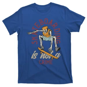 Skeleton Skateboarding T-Shirt