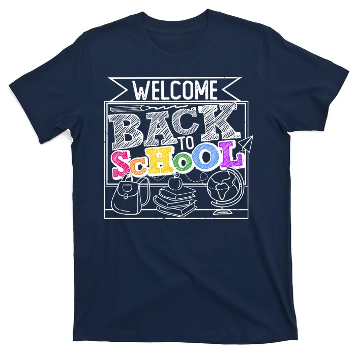 Sketchy Doodle Welcome Back To School T-Shirt