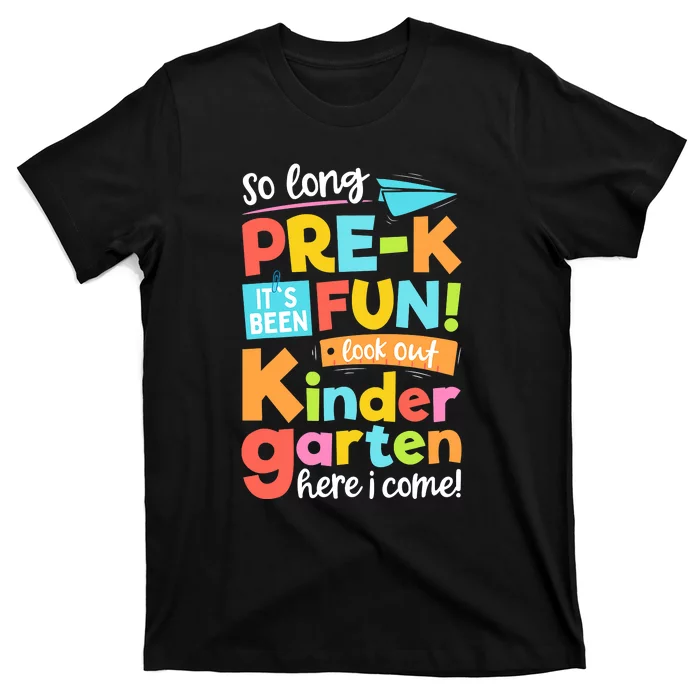 So-Long-PreK-Kindergarten-Funny-Back-To-School-T-Shirt So Long PreK Kindergarten Funny Back To School T-Shirt