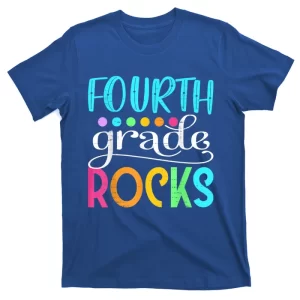 Team Fourth Grade Hello 4th Grade Rocks Back To School Funny T-Shirt