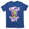 Uncle Of The Birthday Girl Funny Retro Roller Skate Gift Men Cute Gift T-Shirt