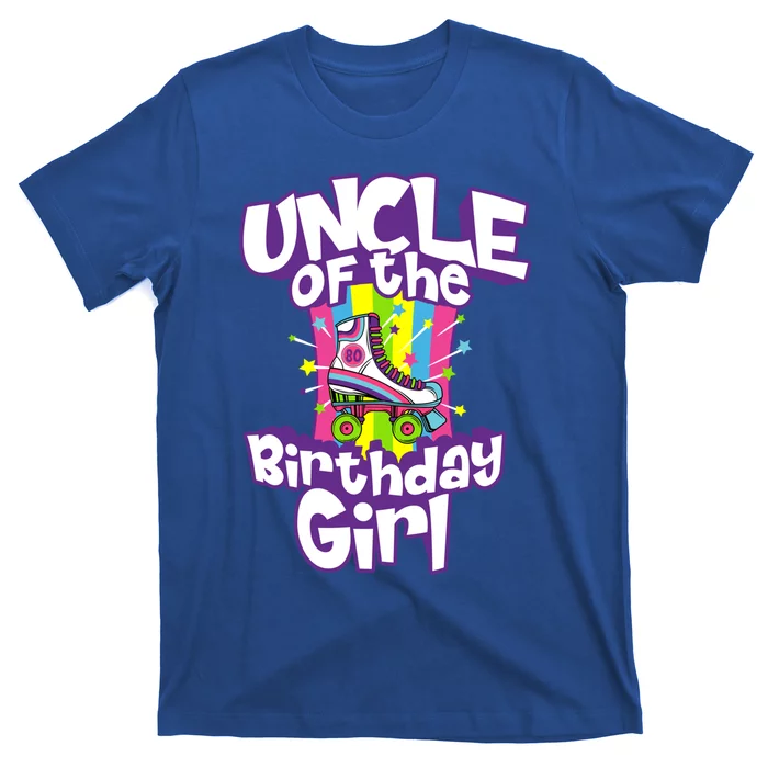 Uncle-Of-The-Birthday-Girl-Funny-Retro-Roller-Skate-Gift-Men-Cute-Gift-T-Shirt Uncle Of The Birthday Girl Funny Retro Roller Skate Gift Men Cute Gift T-Shirt