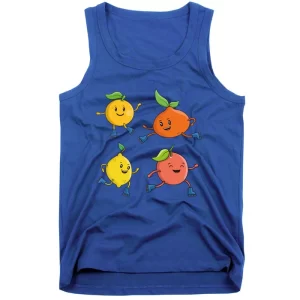 Veggie Power Skate Orange Skate Lemon Citrus Gift Tank Top